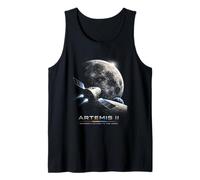 Artemisa 2026 Misión de Lanzamiento de Cohetes a la Luna Artemis 2 Camiseta sin Mangas