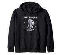 Artemisa 3 III 2027 Luna Espacial Sudadera con Capucha