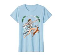 Artemisa Diosa Griega Caza Dioses mitología Antigua Grecia Camiseta, Mujer, Azul Bebé, S