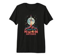 Artemisa II Lanzamiento a la Luna Camiseta Premium