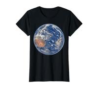 Artemisa II Misión Espacial Luna Día Tierra Vista Desde Artemisa 2 Camiseta gráfica económica, Mujer, Negro, XS