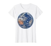 Artemisa II Misión Espacial Luna Día Tierra Vista Desde Artemisa 2 Camiseta gráfica económica, Mujer, Blanco, L