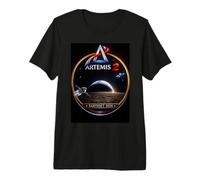 Artemisa II Viaje a la Tierra Alrededor de la Luna y de Regreso Camiseta Premium