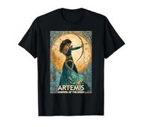Artemisa Luna Diosa Diosa Griega Artemisa Femenino Divino Camiseta