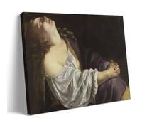Artemisia Gentileschi - Póster decorativo de María Magdalena en éxtasis, obra maestra, impresión artística en lienzo, impresión artística en lienzo, para el hogar, oficina, dormitorio, sala de estar