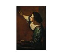 Artemisia Gentileschi - Póster decorativo para dormitorio, diseño de autorretrato como la alegoría (La Pittura)