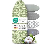 arteneur® - Premium Funda Tabla de Planchar Ajustable I 5 Tallas I Refleja el Calor y el Vapor I OEKOTEX100 I Banda Elástica I para Tables de Planchar 140x40 cm XL Botanical