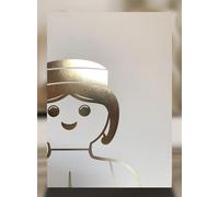 Arteonn Playmobil - Póster de Playmobil A4, icónico para mujer, diseño de pared