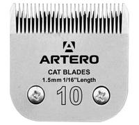 ARTERO 4Cats Cuchilla A5 para cortapelos de Gatos, n.º 10, Corte de 1,5 mm | Diente especial para piel fina y elástica, acero de alto carbono criogénico, 62 Rockwell, afilada a mano, admite recalces