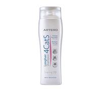 ARTERO 4Cats Longhair champú para Gatos de Pelo Largo con biotina, 250 ml | Persa, maine coon, angora y bosque de Noruega, ayuda a retirar la muda, grasa y malos olores, notas cítricas