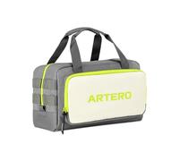 Artero Atlas. Bolsa para Herramientas de peluquería Canina Profesional Gran Capacidad Resistente múltiples Compartimentos Transporte cómodo y Seguro (Gris y Neón)