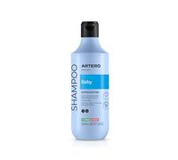 Artero Baby. Champú para Cachorros y Pieles Sensibles. El Pelo Queda Limpio, Suave y Brillante de raíz a Puntas. Formulado para respetar mucosas y Zonas sensibles. Se diluye facilmente, Olor a Talco.