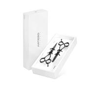 Artero Black Intense set 2 tijeras de peluquería, corte y esculpir, acero 440C, recubrimiento de titanio, 5,5 pulgadas