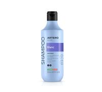 Artero Blanc. Champú Blanqueante para Perros de Pelo Blanco. Consigue el Blanco Nuclear. Brillo, suavidad y Limpieza de Raiz a Puntas. Apto para Perros Negros, Grises y Azules intensificando el Color