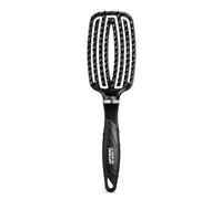 Artero Cepillo Flexible Antitirones Ge-Bion 17. Cepillo para desenredar el cabello de Mujeres, Hombres y niños. Iónico, reduce la electricidad estática. (Negro)