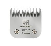 Artero cuchilla A5 de acero para máquina de cortar pelo, n.º 7 3 mm | Compatible con Andis, Moser, Heiniger, Oster y Aesculap Fav5, desbaste de mantos densos, perros, gatos y barbería