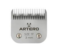 ARTERO Cuchilla A5 de Acero para máquina de Cortar Pelo, n.º 7F 3 mm | Compatible con Andis, Moser, Heiniger, Oster y Aesculap Fav5, acabado corto y liso, perros, gatos y barbería