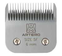 Artero cuchilla A5 de cerámica para cortapelos de perro y barbería, compatible con Andis y Moser, n.º 5F de 6 mm