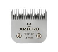 Artero cuchilla A5 de cerámica para cortapelos de perro y barbería, compatible con Andis y Moser, n.º 7F de 3 mm