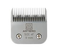 Artero cuchilla A5 de cerámica para máquina de cortar pelo, n.º 4F 9 mm | Compatible con Andis, Moser, Heiniger y Oster, se calienta menos, corte largo con volumen, perros, gatos y barbería