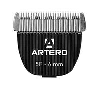 Artero cuchilla para cortapelos X-Tron, Faster y Spektra n.º 5F 6 mm | Peluquería canina y barbería, también para la Energy, corte medio de verano sin marcas, dientes finos F, no es A5, recambio