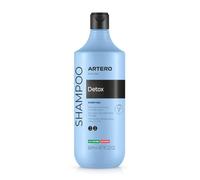 Artero Detox champú para perros y gatos de ciudad con carbón activo, 650 ml | Limpieza profunda antipolución, quita grasa y olor, aroma cítrico, todas las razas, peluquería canina y casa
