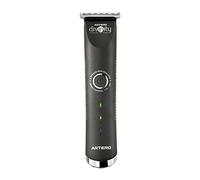 Artero Divinity máquina de cortar pelo de patillas y contornos, 2 cuchillas | En T y estándar de 0,4 mm, 2 velocidades, recalces de 1,5 a 6 mm, base cargadora, sin cable, 120 g, barbería y perros