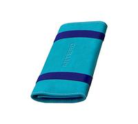 ARTERO Expert Funda para Tijeras Enrollable anticaídas, 11 plazas, Azul | Imitación piel, doble solapa, cierre con dos bandas elásticas, rectas, curvas y de esculpir, peluquería canina y barbería