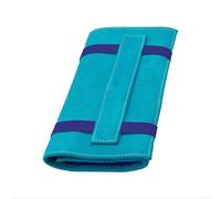 Artero Funda Expert Blue - Funda con 11 Departamentos - Anticaída para 11 Tijeras - Turquesa