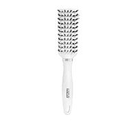 Artero Ge-Bion 17 cepillo de pelo rígido de púas a dos niveles, blanco | Cerdas de jabalí y nylon, punta redonda, desenreda y alisa al secar, cabello grueso o largo, mango ligero antideslizante