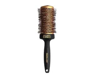 Artero konik universal cepillo para el pelo redondo negro, oro 1 pieza