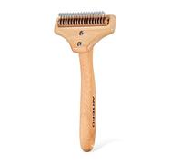 ARTERO Leo. Deslanador para Perros Profesional - 17 Hojas Acero Inoxidable - Cepillo Deslanador Perros Pelo Largo y Doble Capa - Elimina Subpelo y Pelo Muerto - Ergonomico.
