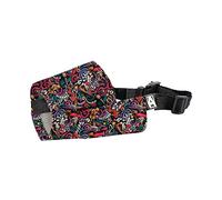 Artero Music bozal para perros de nylon estampado ajustable, talla XS | Frontal abierto y ventilado en nariz y boca, cinta de cierre regulable, tejido lavable, corte de uñas y peluquería canina