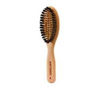 Artero Nova cepillo para perros de cerdas de jabalí, bambú, 22 x 6 cm | Extrasuave, pelo largo o fino, brillo en spaniels y pelo duro, remate con laca, también gatos, Nature Collection