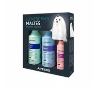 Artero Pack Productos Bichón Maltés - Champú Limpiador de Ojos y Mascarilla para Perros de Pelo Blanco, Hidratación, Brillo y Cuidado Profesional del Manto