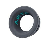 Artero Plutón dedal de silicona para tijeras de peluquería cónico, negro | Amortigua la presión del anillo en el dedo, rellena un anillo grande, no gira, perros y salón, lavable con agua tibia