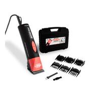Artero Premium. Máquina Cortapelo profesional para Perros y Gatos. 2 velocidades, Muy silenciosa y ligera, ideal para domicilio o peluquería canina. Incluye maletín y juego de recalces (Naranja)