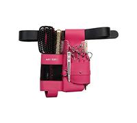 ARTERO Sauvage Funda para Tijeras de Cintura con cinturón de 150 cm, Rosa | Dos compartimentos, cepillo a mano, sobre la bata o el delantal, peluquería canina y barbería, se vende vacía