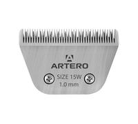 ARTERO Wide Cuchilla A5 Ancha para máquina de Cortar Pelo, n.º 15 1 mm | Razas grandes y caballos en menos pasadas, golden retriever y pastor australiano, corte corto, compatible Andis y Moser