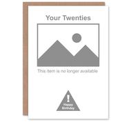 Artery8 30 Years Old Twenties No Longer Available Funny Birthday Card