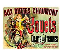 Artery8 Aux Buttes Chaumont Jouets French Ad Monica's Apartment Friends Large XL Wall Art Canvas Print francés pared