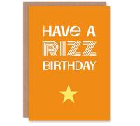 Artery8 Birthday Card Have A Rizz Birthday Playful Youth Culture Slang