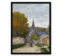 Artery8 Claude Monet Street in Sainte Adresse France Framed Wall Art Print Home Décor A3