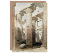 Artery8 David Roberts Art Card Karnak Temple Great Hypostyle Hall