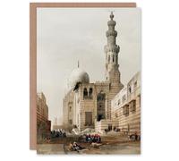 Artery8 David Roberts Art Card Tombs of the Khalifs at Cairo