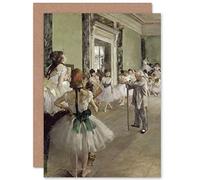 Artery8 Edgar Degas The Ballet Class Fine Art Greeting Card Plus Envelope Blank Inside Pelota