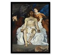 Artery8 Edouard Manet The Dead Christ with Angels Framed Wall Art Print Home Décor A4