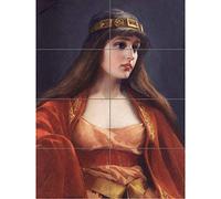 Artery8 Falero Bedouin Girl Painting XL Giant Panel Poster (8 Sections) Niña Pintura Póster