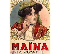 Artery8 Galice 1930 Advert Maina Seer Voyante Monica Friends Large XL Wall Art Canvas Print Publicidad pared