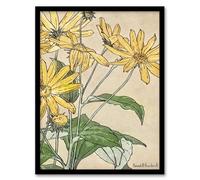 Artery8 Hannah Borger Overbeck Sunflowers Watercolour Framed Wall Art Print Home Décor A4